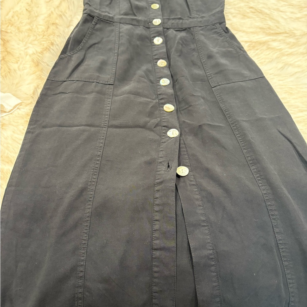 Lovestitch Charcoal Button-Down Top